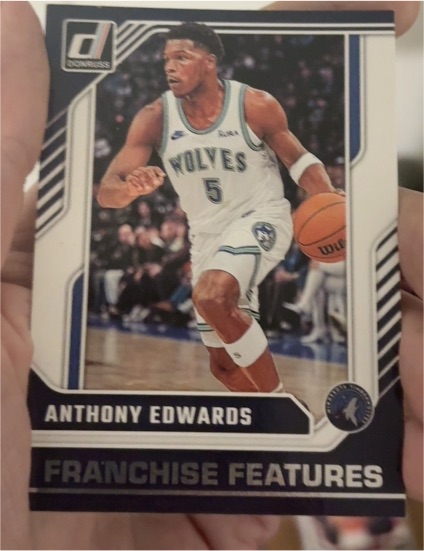 2024-25 Donruss #28 Anthony Edwards Franchise Features — front