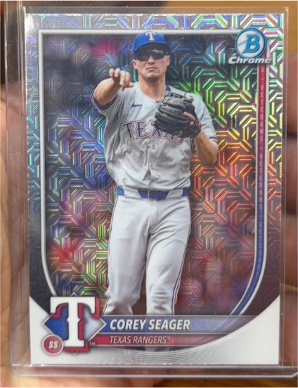 2025 Bowman Chrome #38 Corey Seager — front