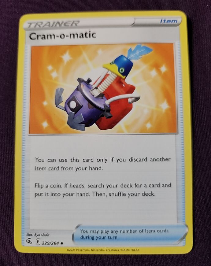 2021 Pokémon Fusion Strike #229 Cram-o-matic — front