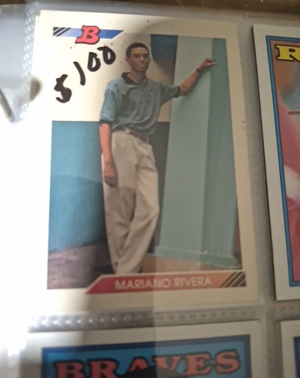 1992 Bowman #302 Mariano Rivera — front