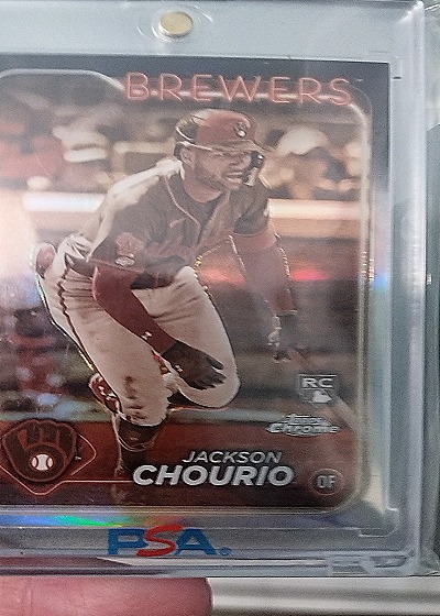 2024 Topps Chrome #161 Jackson Chourio — front