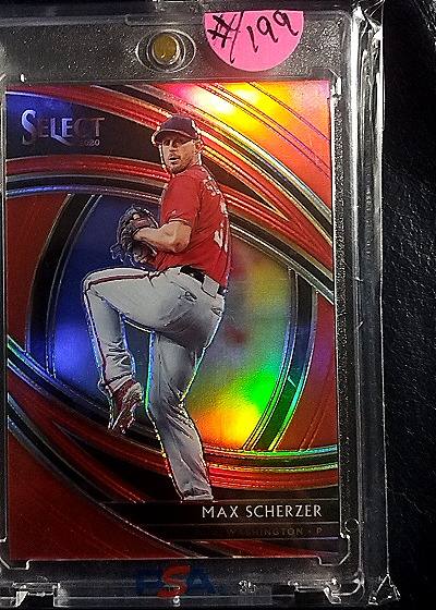 2020 Panini Select Premier Level #151 Max Scherzer — front