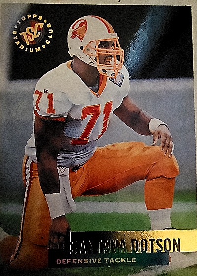 1995 Topps Stadium Club #91 Santana Dotson — front