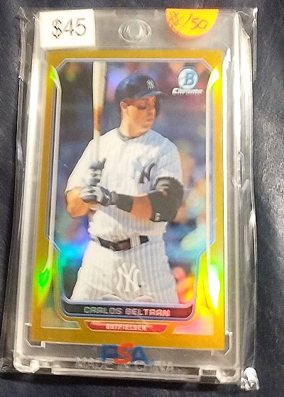 2014 Bowman Chrome #BCP50 Carlos Beltran — front