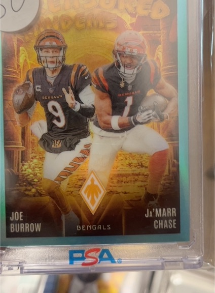 2024 Panini Phoenix #TT-CIN Joe Burrow / Ja'Marr Chase Treasured Tandems — front