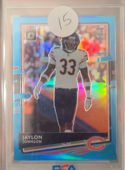 2020 Donruss Optic #123 Jaylon Johnson — front