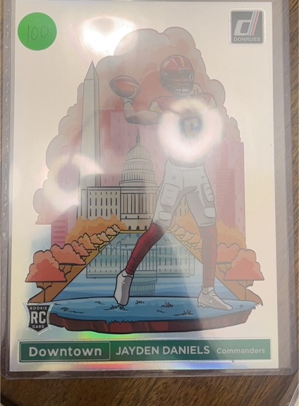 2024 Donruss #16 Jayden Daniels Downtown — front
