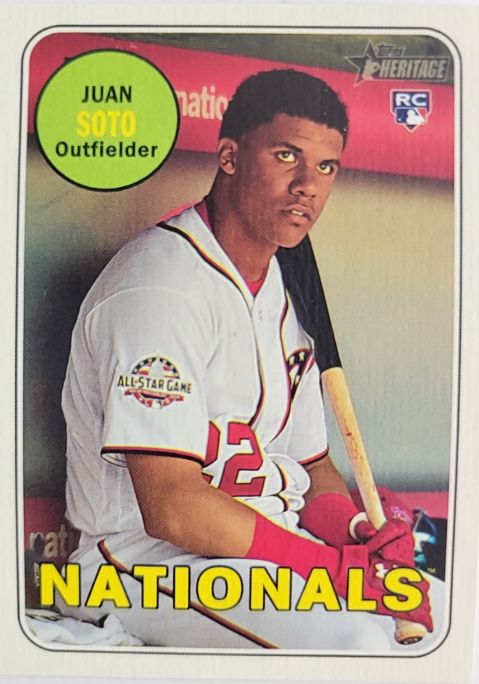 2018 Topps Heritage High Number #502 Juan Soto — front