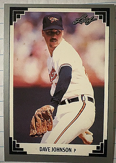 1991 Leaf #248 Dave Johnson — front