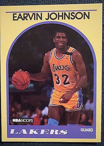 1989-90 NBA Hoops #270 Earvin Johnson — front