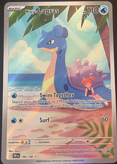 2025 Pokemon Scarlet & Violet: Destined Rivals #194 Misty's Lapras — front