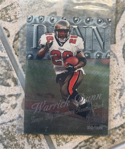 1999 SkyBox Metal Universe #166 Warrick Dunn — front