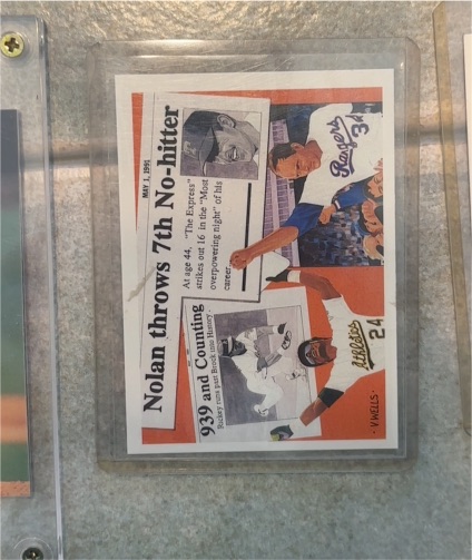 1991 Upper Deck #SP2 Nolan Ryan Throws 7th No-Hitter — front