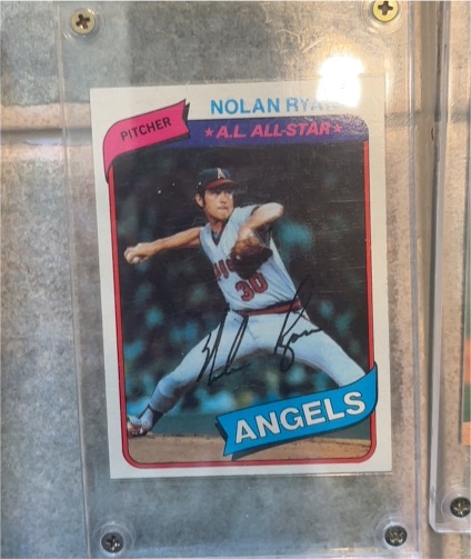 1980 Topps #580 Nolan Ryan — front