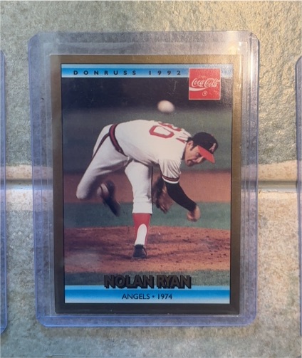 1992 Donruss Coca-Cola #8 Nolan Ryan — front