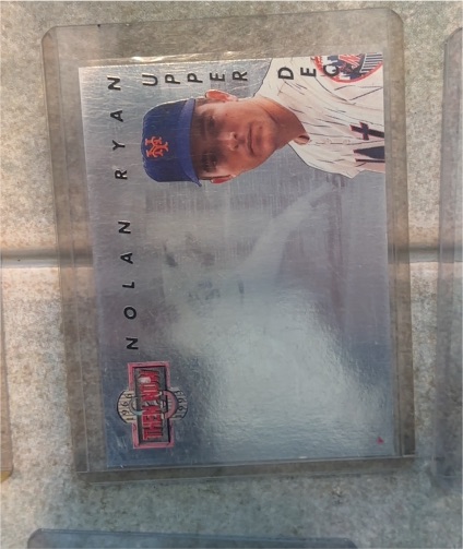 1992 Upper Deck Then & Now #TN5 Nolan Ryan — front