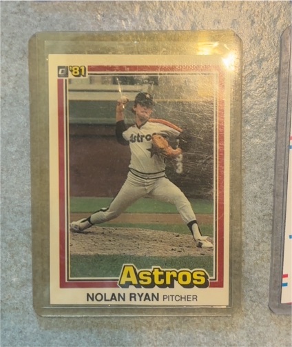 1981 Donruss #260 Nolan Ryan — front