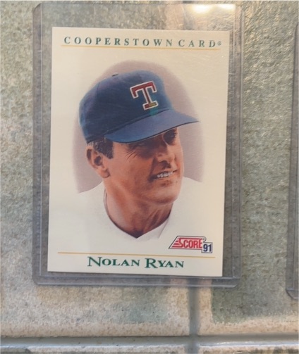 1991 Score Cooperstown #B7 Nolan Ryan — front