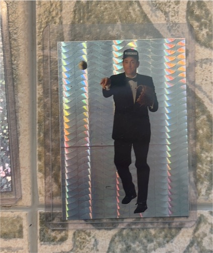 1993 Bleachers #9 Nolan Ryan Tuxedo Silver Wave Promo — front