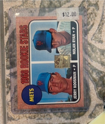 1968 Topps #177 Nolan Ryan Jerry Koosman Rookie Stars Mets — front