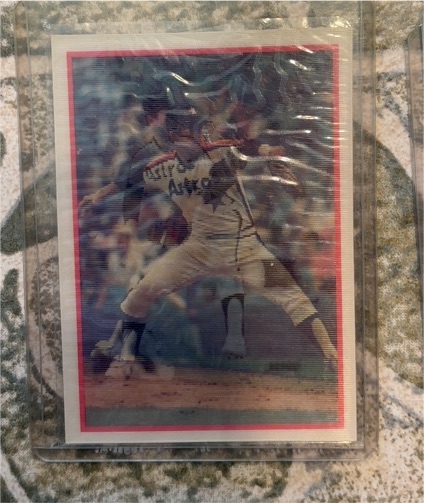 1987 Sportflics #14 Darrell Evans — front