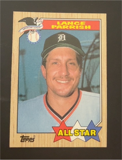 1987 Topps #613 Lance Parrish — front