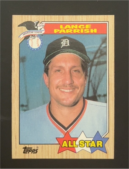 1987 Topps #613 Lance Parrish — front