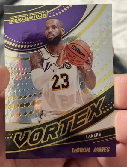 2024-25 Panini Revolution #12 LeBron James Vortex — front
