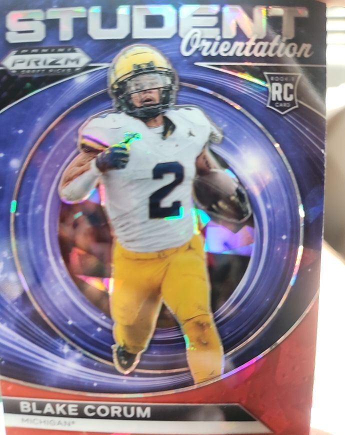 2024 Panini Prizm Draft Picks Student Orientation #SO-BC Blake Corum — front