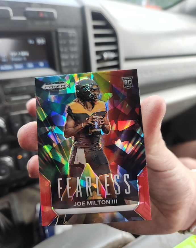 2024 Panini Prizm Draft Picks Fearless #F-JM Joe Milton III — front