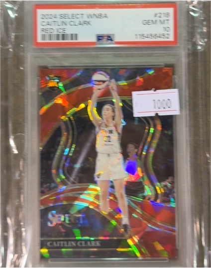 2024 Panini Select WNBA #218 Caitlin Clark Red Ice — front