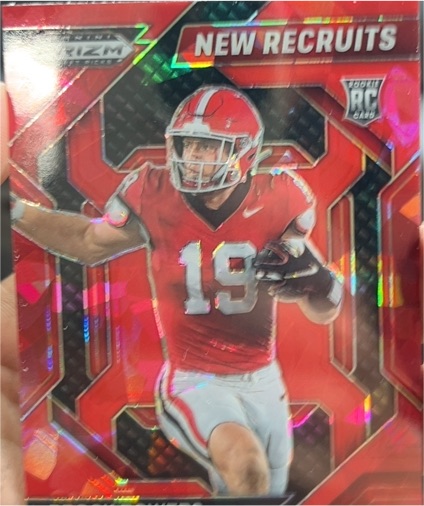2024 Panini Prizm Draft Picks New Recruits Red Ice #NR — front