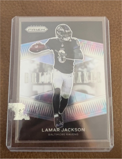 2021 Panini Prizm Brilliance #B-7 Lamar Jackson — front
