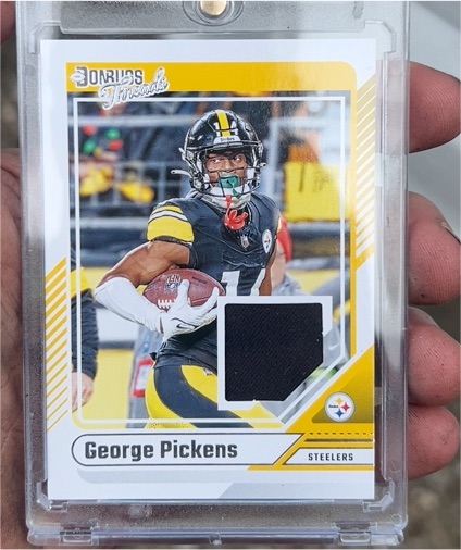 2024 Panini Donruss Threads #DTH-GPI George Pickens — front