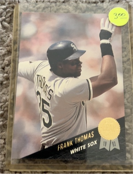 1993 Leaf #195 Frank Thomas — front