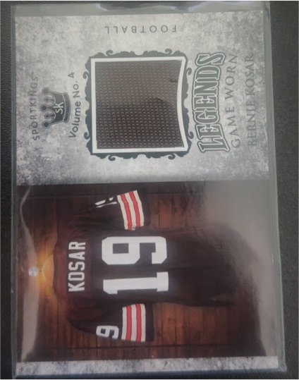 2024 Sportkings Volume 4 #4 Bernie Kosar Legends Game Worn — front