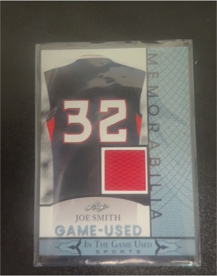 2024 Leaf In The Game Used Memorabilia #GUM-32 Joe Smith — front