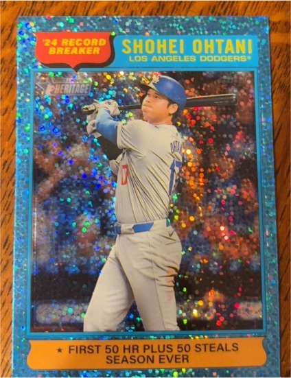 2025 Topps Heritage #1 Shohei Ohtani — front