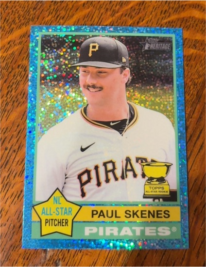 2025 Topps Heritage #60 Paul Skenes — front