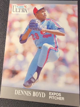 1991 Fleer Ultra #197 Dennis Boyd — front