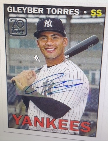 2021 Topps 70 Years of Topps #70YT-17 Gleyber Torres — front