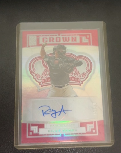 2022 Panini Capstone Crown #C-RI Riley Adams — front
