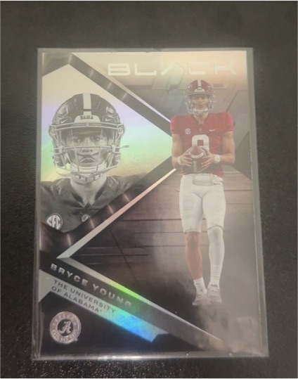 2023 Panini Chronicles Draft Picks Black #1 Bryce Young — front