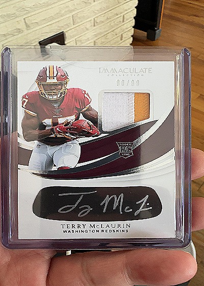 2019 Panini Immaculate Collection #REB-TML Terry McLaurin — front
