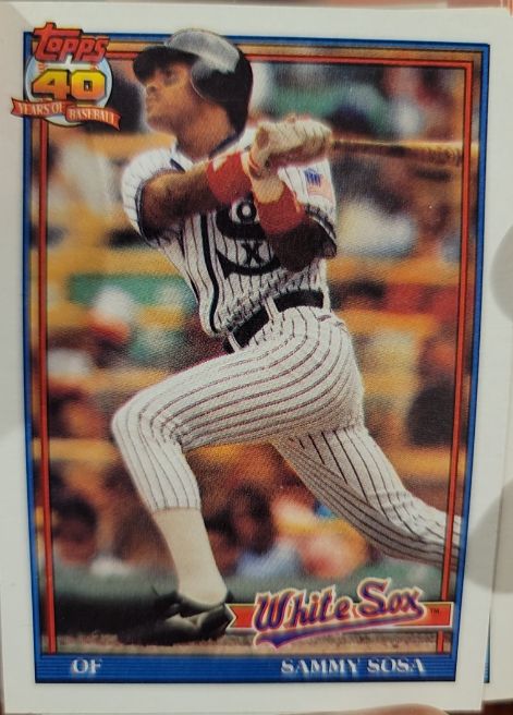 1991 Topps #414 Sammy Sosa — front