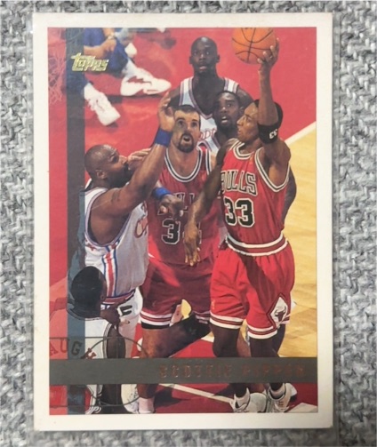 1997-98 Topps #1 Scottie Pippen — front