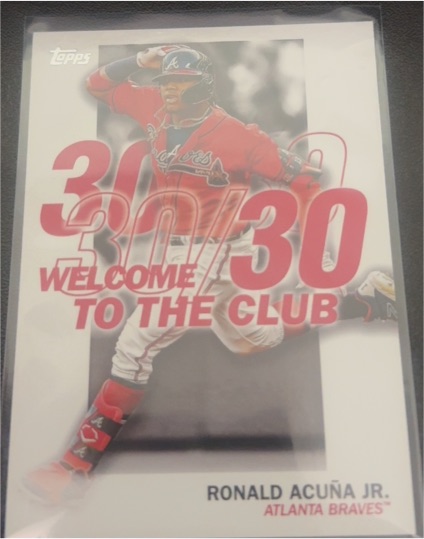 2023 Topps #WC-1 Ronald Acuña Jr. Welcome to the Club — front
