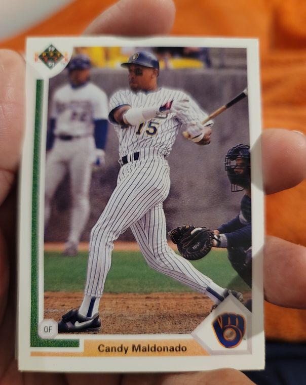1991 Upper Deck #739 Candy Maldonado — front