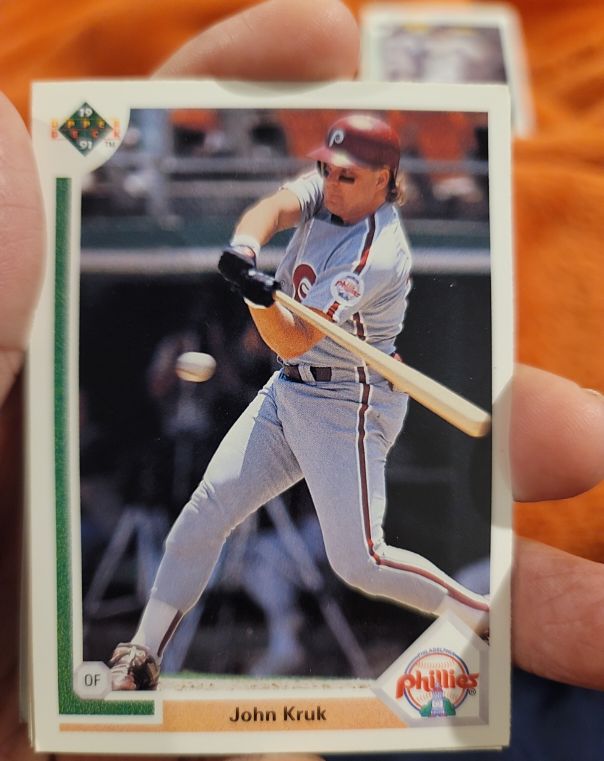 1991 Upper Deck #199 John Kruk — front