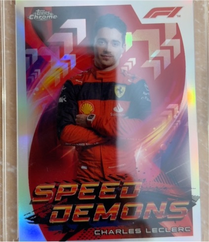 2022 Topps Chrome Formula 1 #SD-CL Charles Leclerc Speed Demons — front